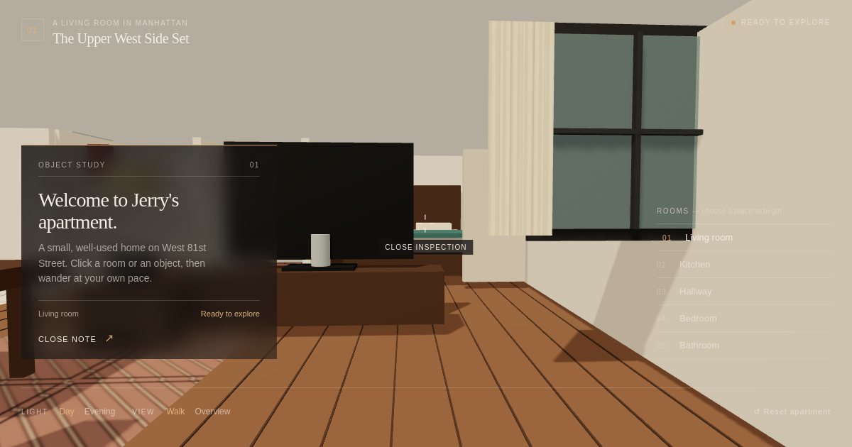 Screenshot of the Apartment demo